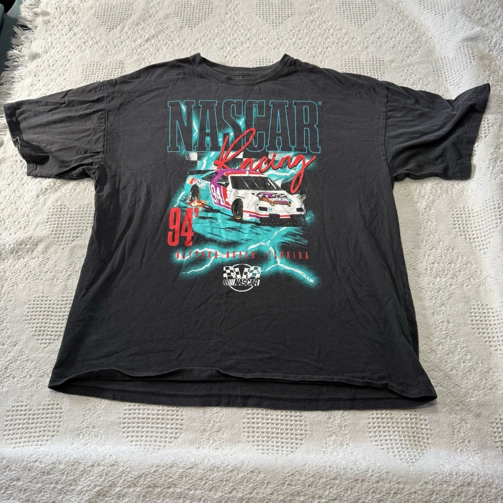 NASCAR Gray Graphic Tee (M)